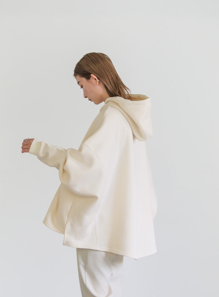 裏起毛ドルマンビッグシルエットパーカー【official限定】【SALE】