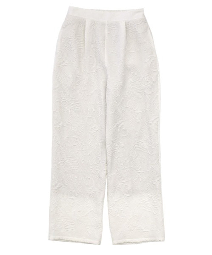 cvtvlist 新品ジャガードパンツ　サイズ1 ペイズリー cvtvlist 新品ジャガードパンツ サイズ1 ペイズリー cvtvlist