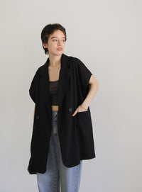 フレンチスリーブテーラードジャケット【SALE】