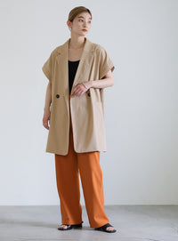 フレンチスリーブテーラードジャケット【SALE】