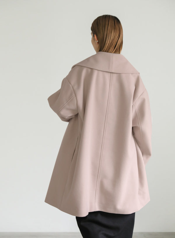 ショールカラーミドルコート