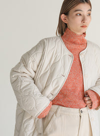 ボトルネックミックスニット【SALE】