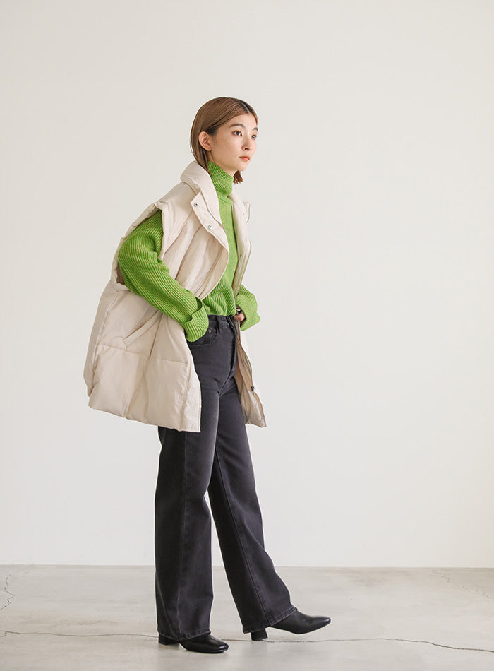 ボトルネックミックスニット【SALE】