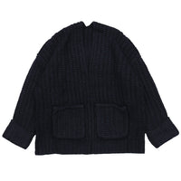 ローゲージ編みニットカーディガン【SALE】