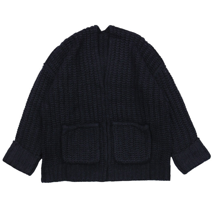 ローゲージ編みニットカーディガン【SALE】