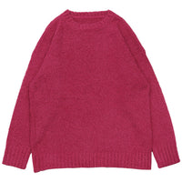 クルーネックブークレーニット【SALE】