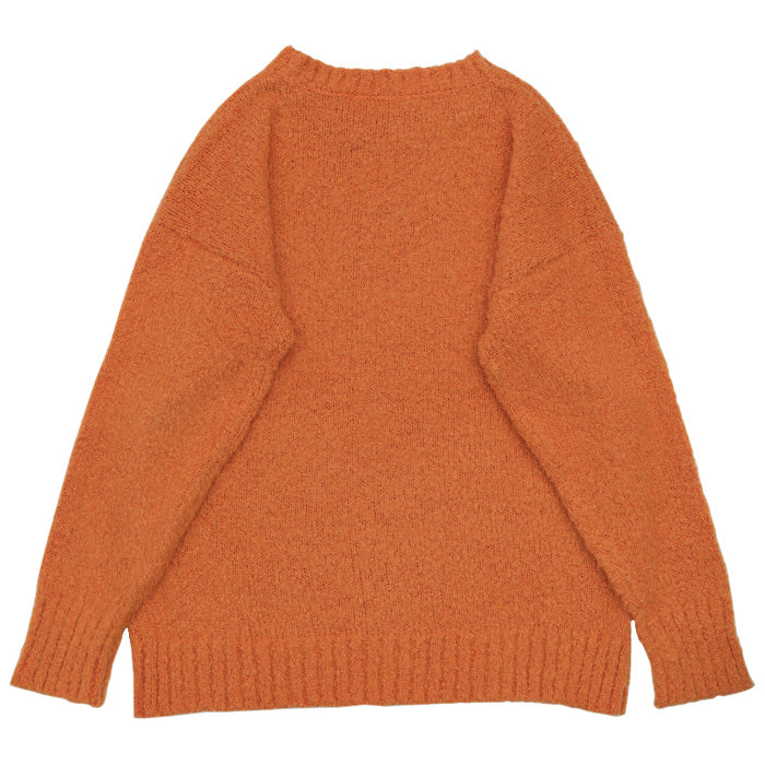 クルーネックブークレーニット【SALE】