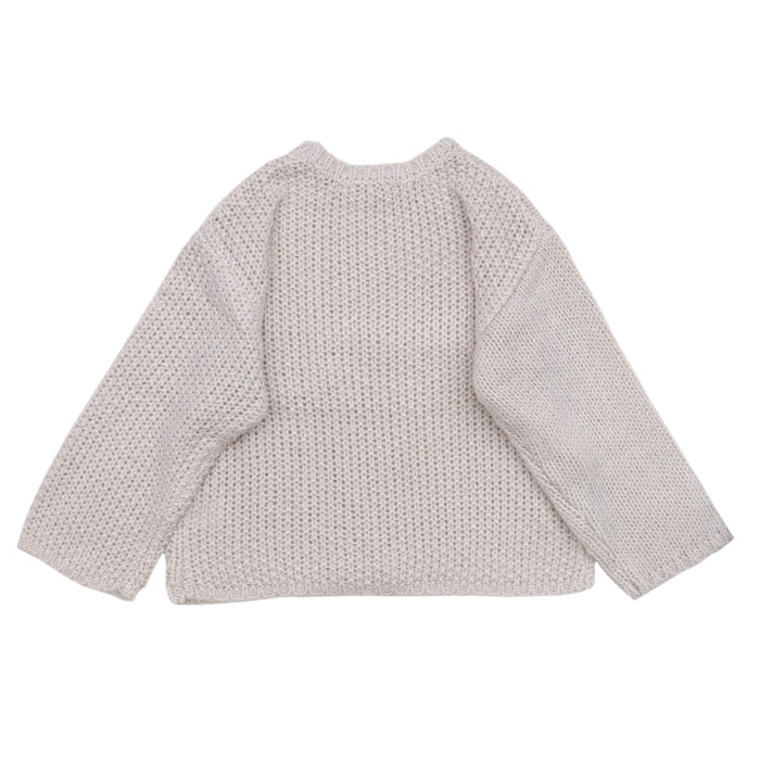 パッチワークデザインシャギーニット【SALE】