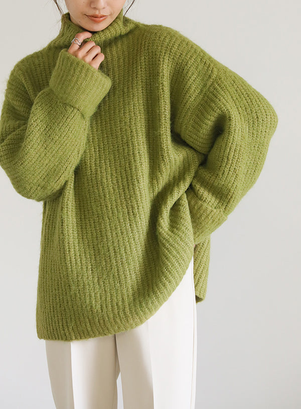 ボトルネックシャギーニット【SALE】