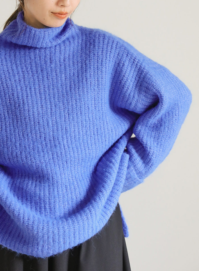 ボトルネックシャギーニット【SALE】