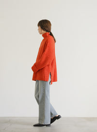 ボトルネックシャギーニット【SALE】