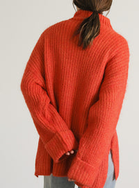 ボトルネックシャギーニット【SALE】