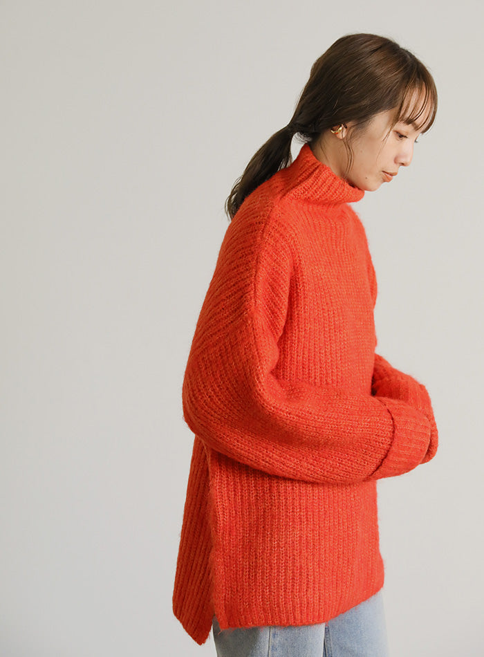 ボトルネックシャギーニット【SALE】