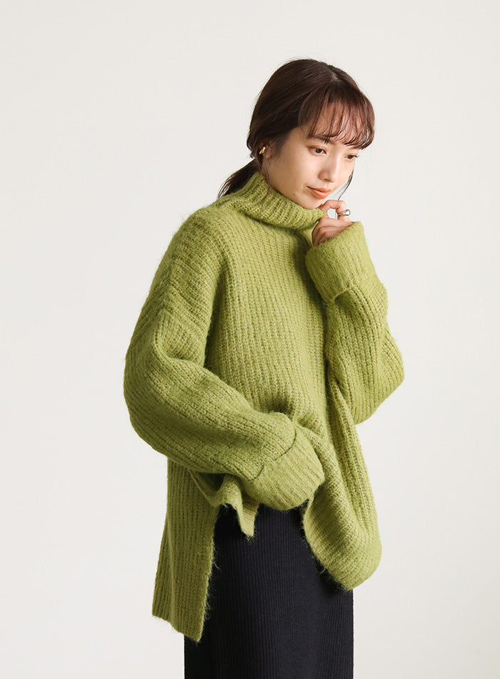 ボトルネックシャギーニット【SALE】