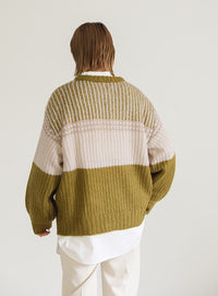 ブロックカラー配色ニット【SALE】