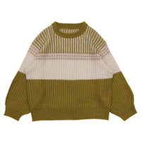 ブロックカラー配色ニット【SALE】