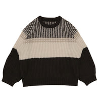 ブロックカラー配色ニット【SALE】