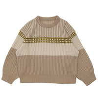 ブロックカラー配色ニット【SALE】