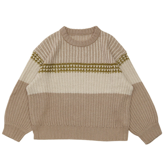 ブロックカラー配色ニット【SALE】