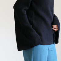 アルパカタッチフレアスリーブタートルニット【SALE】
