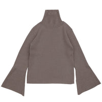アルパカタッチフレアスリーブタートルニット【SALE】
