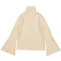 アルパカタッチフレアスリーブタートルニット【SALE】