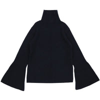アルパカタッチフレアスリーブタートルニット【SALE】