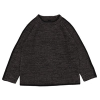 袖ラインクルーネックニット【SALE】