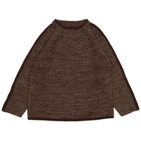 袖ラインクルーネックニット【SALE】