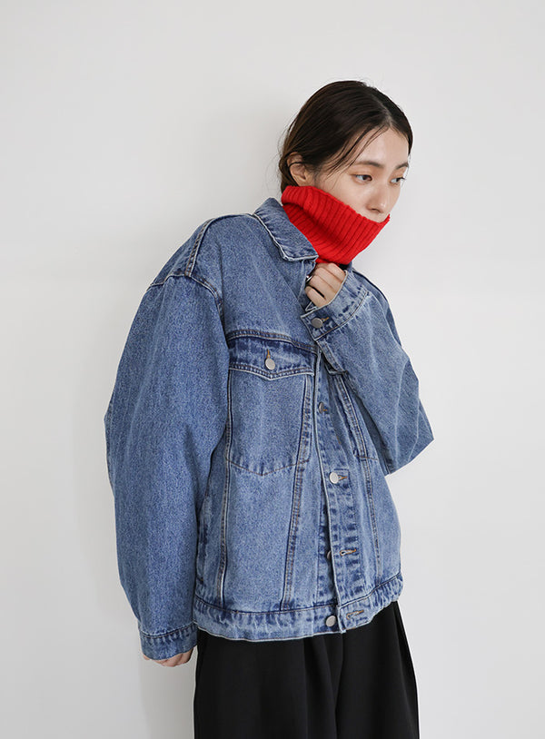 【サイズ展開あり】ビッグシルエットデニムジャケット