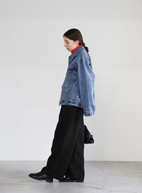 【サイズ展開あり】ビッグシルエットデニムジャケット