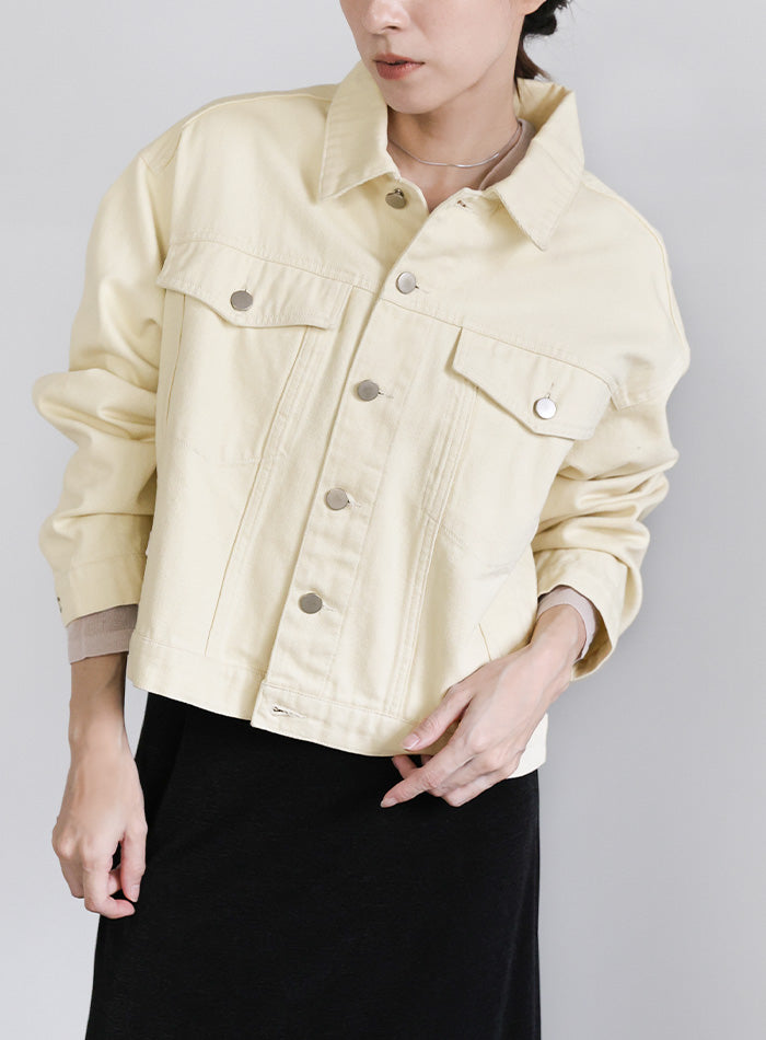 【サイズ展開あり】ビッグシルエットデニムジャケット