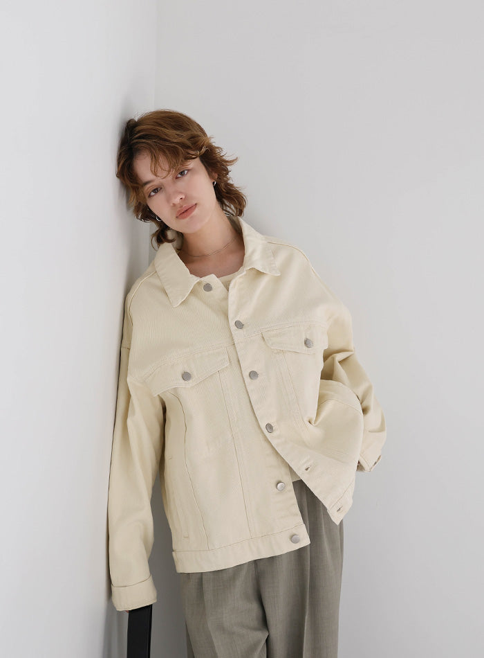 【サイズ展開あり】ビッグシルエットデニムジャケット