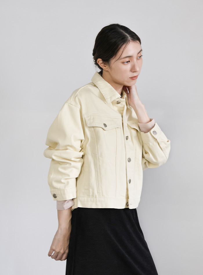 【サイズ展開あり】ビッグシルエットデニムジャケット