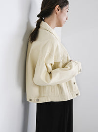 【サイズ展開あり】ビッグシルエットデニムジャケット