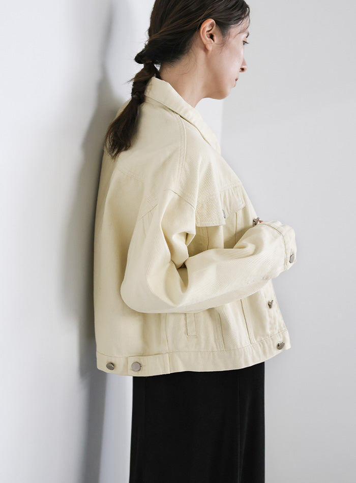 【サイズ展開あり】ビッグシルエットデニムジャケット