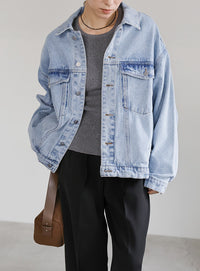 【サイズ展開あり】ビッグシルエットデニムジャケット