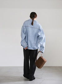 【サイズ展開あり】ビッグシルエットデニムジャケット