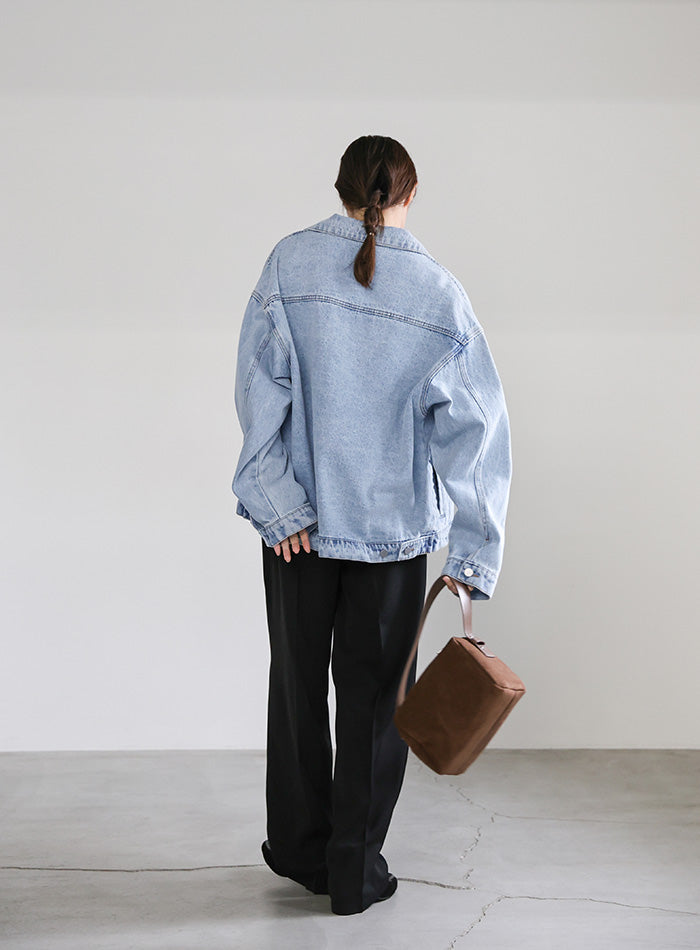 【サイズ展開あり】ビッグシルエットデニムジャケット