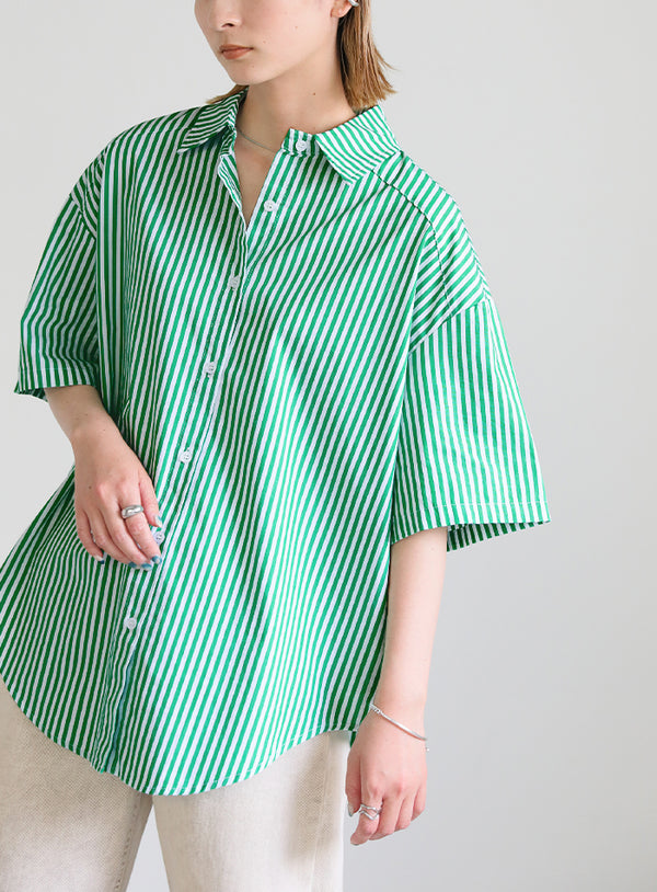 ストライプルーズシャツ【SALE】