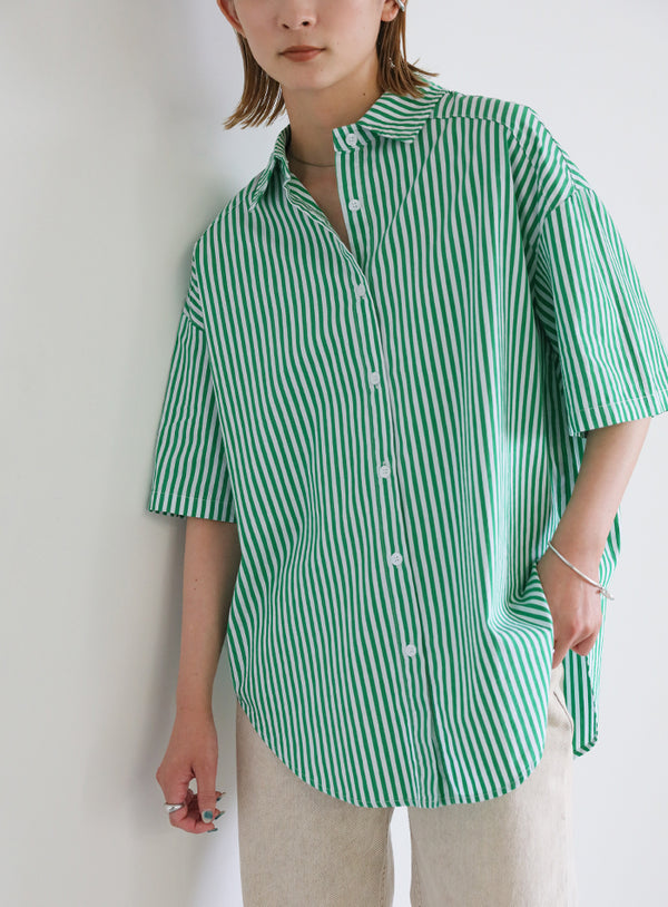 ストライプルーズシャツ【SALE】