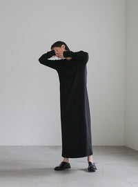 サーマルロング丈ワンピース【SALE】