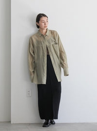 アルパカタッチスリットニットスカート