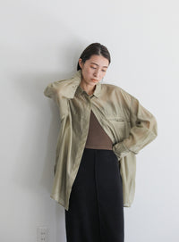 アルパカタッチスリットニットスカート