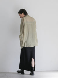 アルパカタッチスリットニットスカート