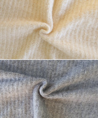 ボリュームスリーブタートル起毛ニット