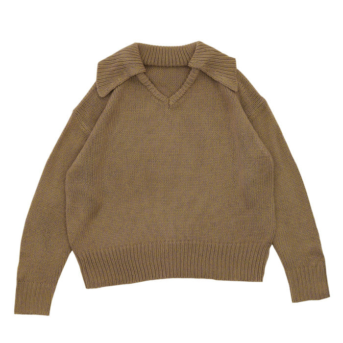 ビッグカラーミックス編みニット【SALE】