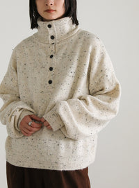 2WAYタートルネックネップニット【SALE】