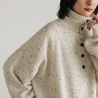 2WAYタートルネックネップニット【SALE】