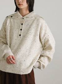 2WAYタートルネックネップニット【SALE】